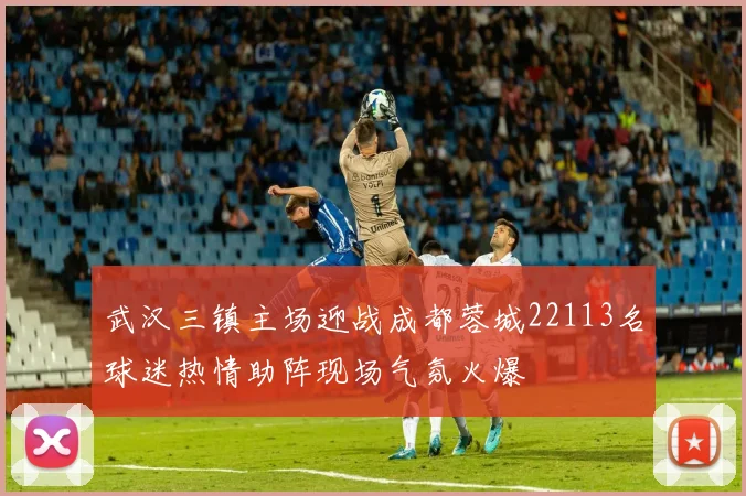武汉三镇主场迎战成都蓉城22113名球迷热情助阵现场气氛火爆